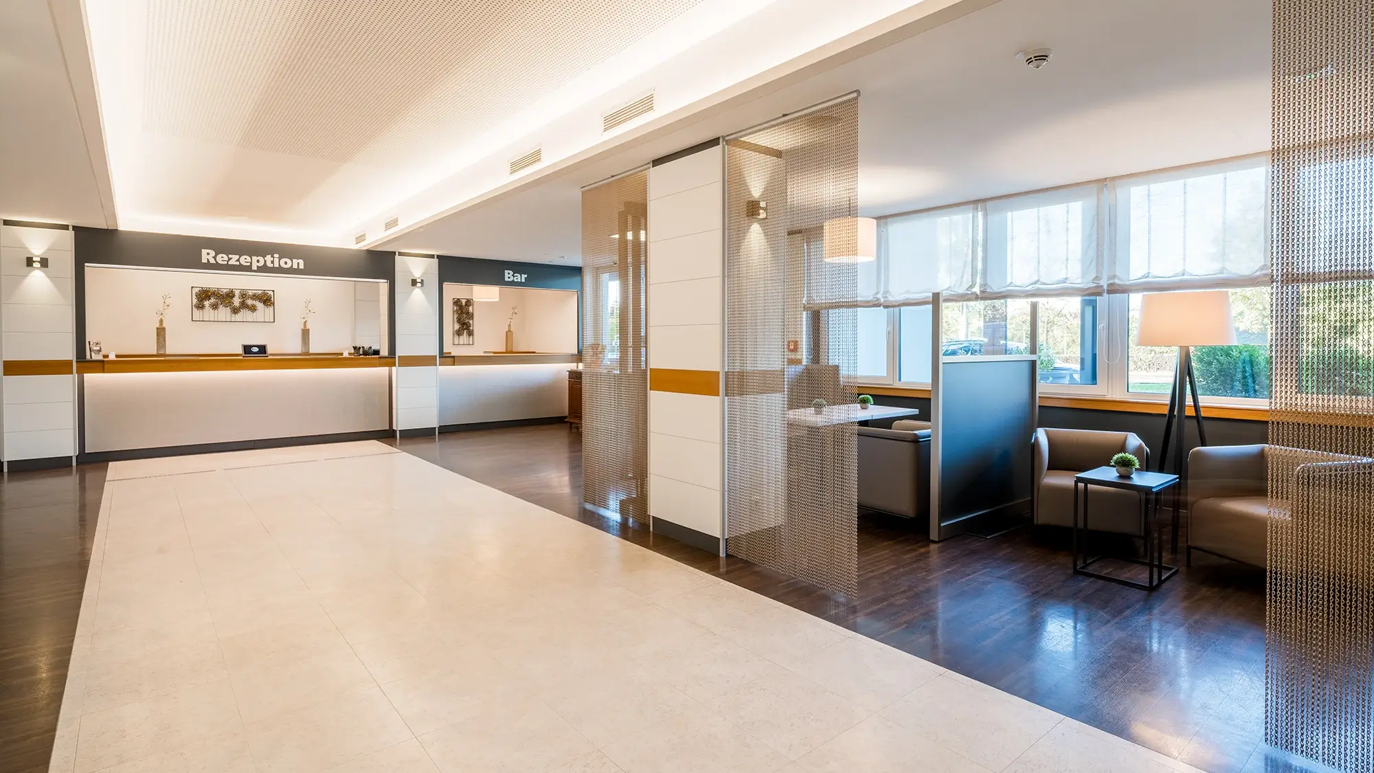 Die Lobby im Hotel Newton Heilbronn