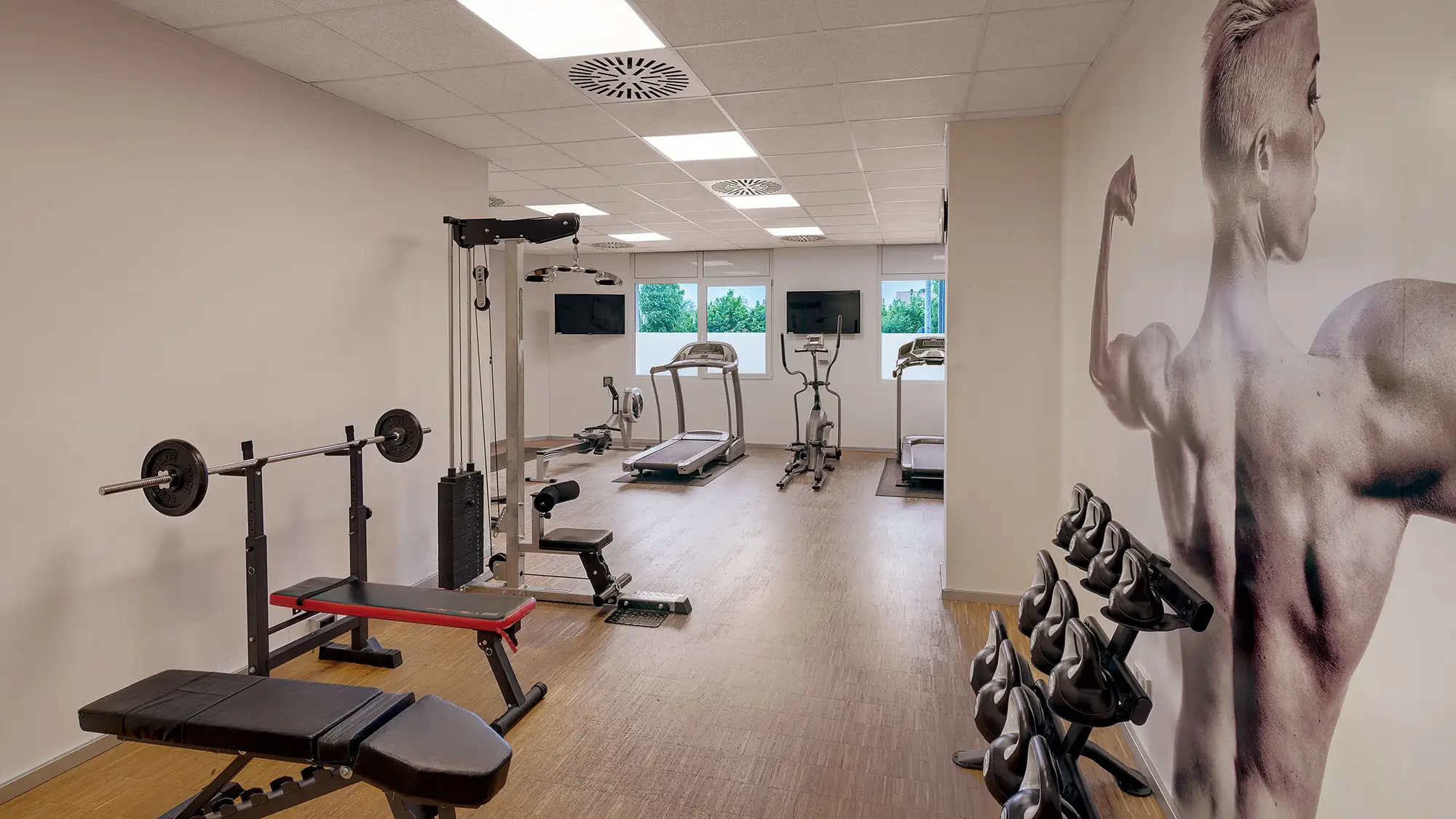 Our fitness and training area