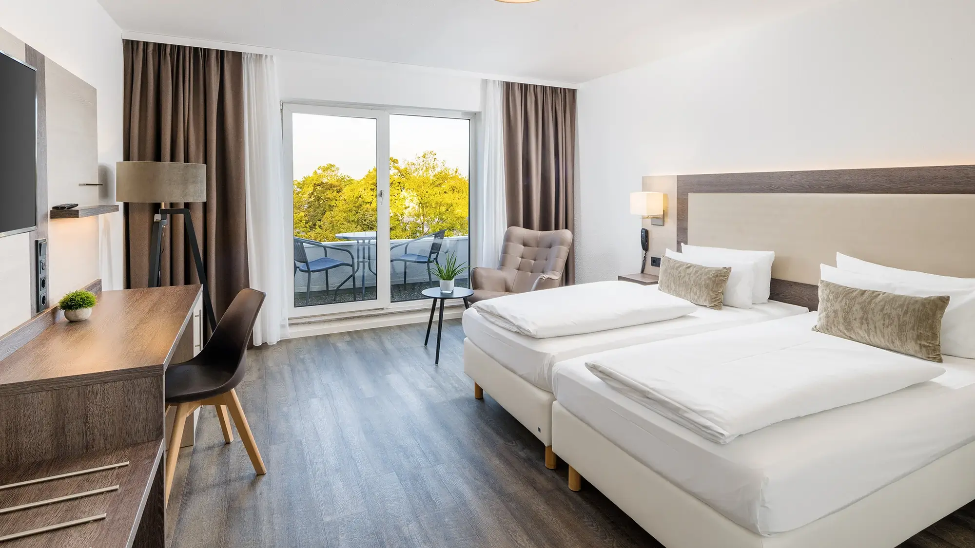Unsere großen Doppelzimmer